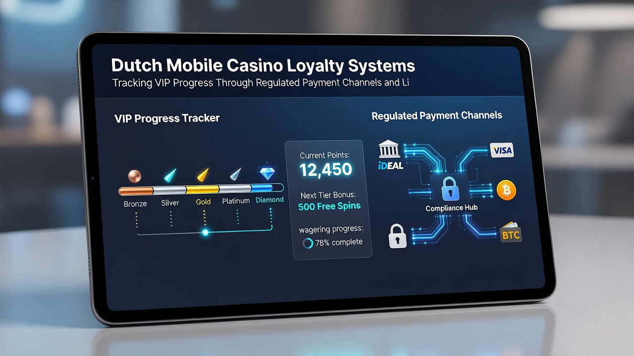 Live dealer sessie met VIP voortgangsbalk op mobiel apparaat